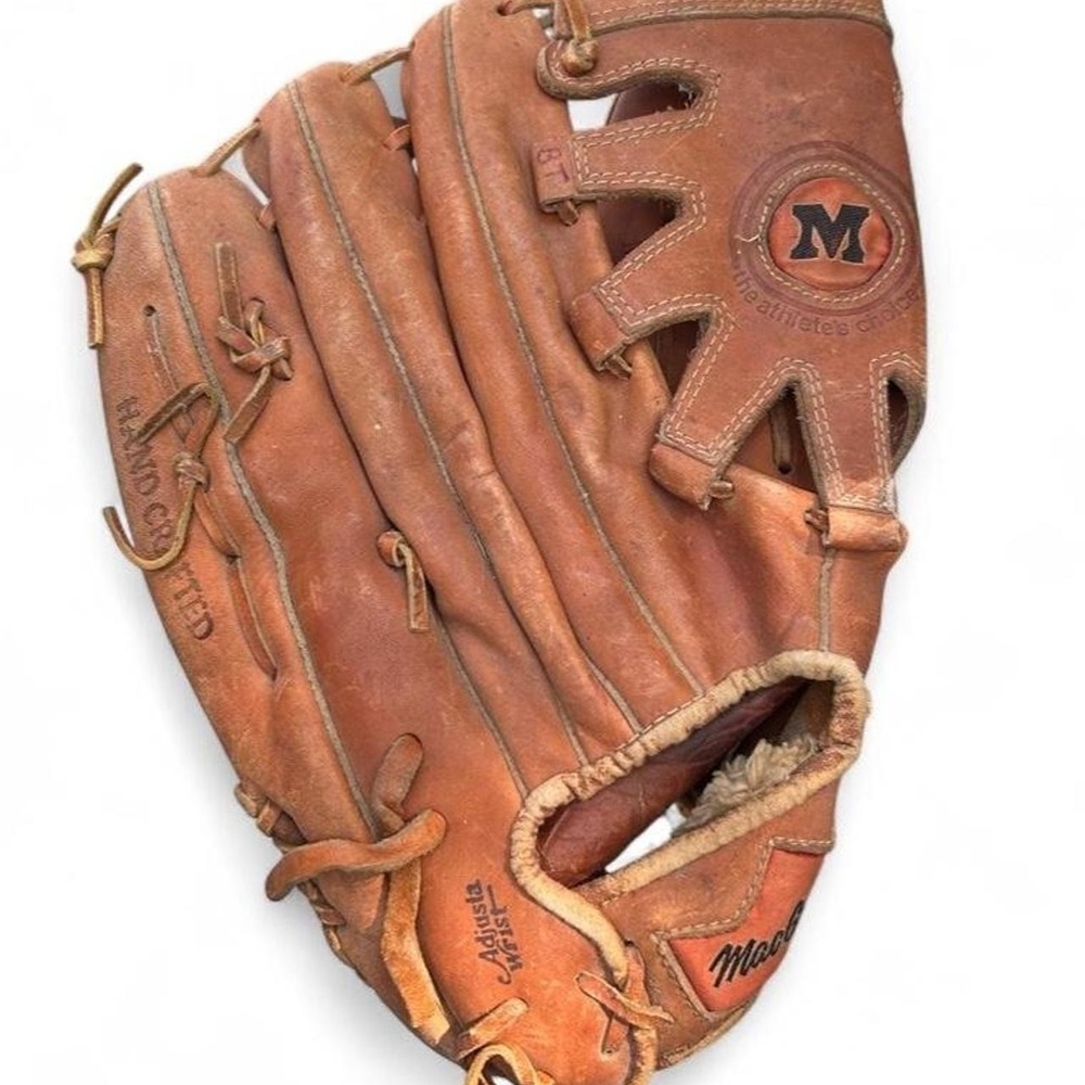 Vintage MacGregor Full Grain Steerhide Baseball Glove RHT Brown Leather